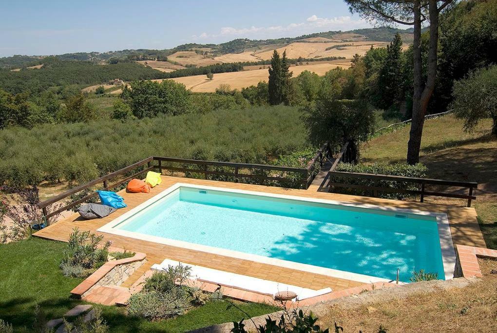 Stunning Country House Overlooking Tuscany Hills Lorenzana Luaran gambar